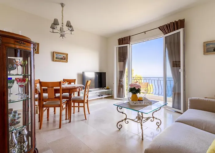Sea View With Private Secure Parking - 2 فيليوفرُنش سور مير